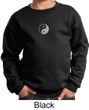 Kids Yoga Sweatshirt Yin Yang Meditation Youth Sweat Shirt