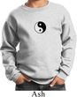 Kids Yoga Sweatshirt Yin Yang Patch Small Print Sweat Shirt