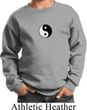 Kids Yoga Sweatshirt Yin Yang Patch Small Print Sweat Shirt