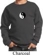 Kids Yoga Sweatshirt Yin Yang Patch Small Print Sweat Shirt