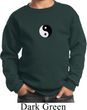 Kids Yoga Sweatshirt Yin Yang Patch Small Print Sweat Shirt