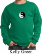 Kids Yoga Sweatshirt Yin Yang Patch Small Print Sweat Shirt