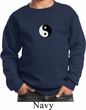 Kids Yoga Sweatshirt Yin Yang Patch Small Print Sweat Shirt