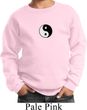 Kids Yoga Sweatshirt Yin Yang Patch Small Print Sweat Shirt