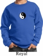 Kids Yoga Sweatshirt Yin Yang Patch Small Print Sweat Shirt