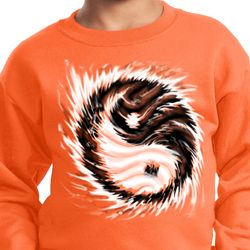 Kids Yoga Sweatshirt Yin Yang Sun Sweat Shirt