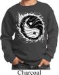 Kids Yoga Sweatshirt Yin Yang Sun Sweat Shirt