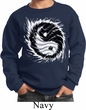 Kids Yoga Sweatshirt Yin Yang Sun Sweat Shirt