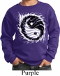 Kids Yoga Sweatshirt Yin Yang Sun Sweat Shirt