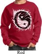 Kids Yoga Sweatshirt Yin Yang Sun Sweat Shirt