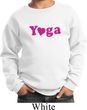 Kids Yoga Sweatshirt Yoga Heart Neon Sweat Shirt