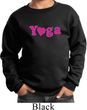 Kids Yoga Sweatshirt Yoga Heart Neon Sweat Shirt