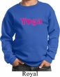 Kids Yoga Sweatshirt Yoga Heart Neon Sweat Shirt