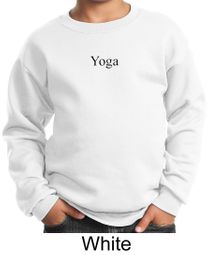 Kids Yoga Sweatshirt Yoga Logo Meditation Youth Sweat Shirt