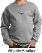 Kids Yoga Sweatshirt Yoga Logo Meditation Youth Sweat Shirt