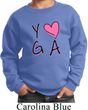 Kids Yoga Sweatshirt Yoga Love Sweat Shirt