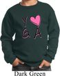 Kids Yoga Sweatshirt Yoga Love Sweat Shirt