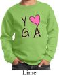 Kids Yoga Sweatshirt Yoga Love Sweat Shirt