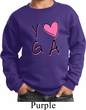 Kids Yoga Sweatshirt Yoga Love Sweat Shirt