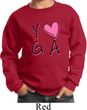 Kids Yoga Sweatshirt Yoga Love Sweat Shirt