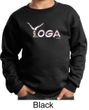 Kids Yoga Sweatshirt Yoga Spelling Sweat Shirt