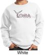 Kids Yoga Sweatshirt Yoga Spelling Sweat Shirt