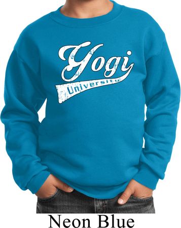 Kids Yoga Sweatshirt Yogi University Sweat Shirt