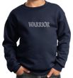 Kids Yoga Swestshirt Warrior Text Sweat Shirt