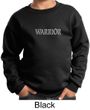 Kids Yoga Swestshirt Warrior Text Sweat Shirt