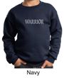 Kids Yoga Swestshirt Warrior Text Sweat Shirt