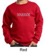 Kids Yoga Swestshirt Warrior Text Sweat Shirt