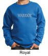 Kids Yoga Swestshirt Warrior Text Sweat Shirt