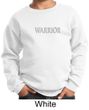 Kids Yoga Swestshirt Warrior Text Sweat Shirt