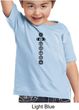 Kids Yoga T-shirt 7 Chakras Black Print Toddler Tee
