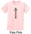 Kids Yoga T-shirt 7 Chakras Black Print Youth Tee