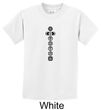 Kids Yoga T-shirt 7 Chakras Black Print Youth Tee