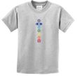Kids Yoga T-shirt 7 Colored Chakras Youth Tee