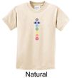 Kids Yoga T-shirt 7 Colored Chakras Youth Tee
