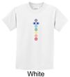 Kids Yoga T-shirt 7 Colored Chakras Youth Tee