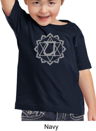 Kids Yoga T-shirt Anahata Heart Chakra Toddler Tee Shirt