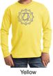 Kids Yoga T-shirt Anahata Heart Chakra Youth Long Sleeve Shirt