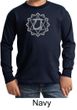 Kids Yoga T-shirt Anahata Heart Chakra Youth Long Sleeve Shirt
