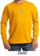 Kids Yoga T-shirt Aum Charm Meditation Youth Long Sleeve Shirt