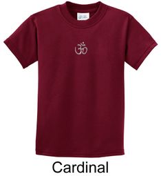 Kids Yoga T-shirt Aum Hindu Patch Meditation Youth Tee Shirt Kids Yoga T-shirt Aum Hindu Patch Meditation Youth Tee Shirt