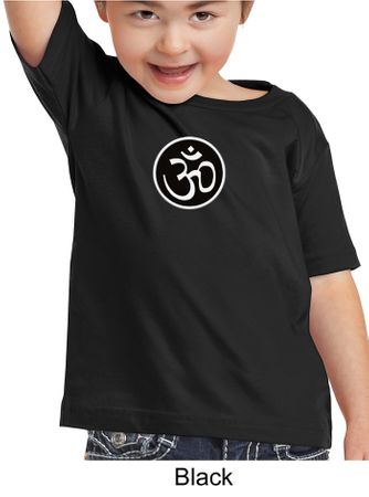 Kids Yoga T-shirt Aum Patch Sanskrit Toddler Tee Shirt