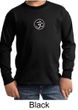 Kids Yoga T-shirt Aum Patch Sanskrit Youth Long Sleeve Shirt