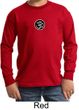 Kids Yoga T-shirt Aum Patch Sanskrit Youth Long Sleeve Shirt
