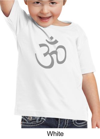 Kids Yoga T-shirt Aum Symbol Meditation Toddler Tee Shirt