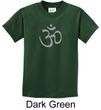 Kids Yoga T-shirt Aum Symbol Meditation Youth Tee Shirt