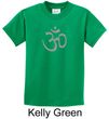 Kids Yoga T-shirt Aum Symbol Meditation Youth Tee Shirt